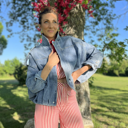 Veste en jean OVER