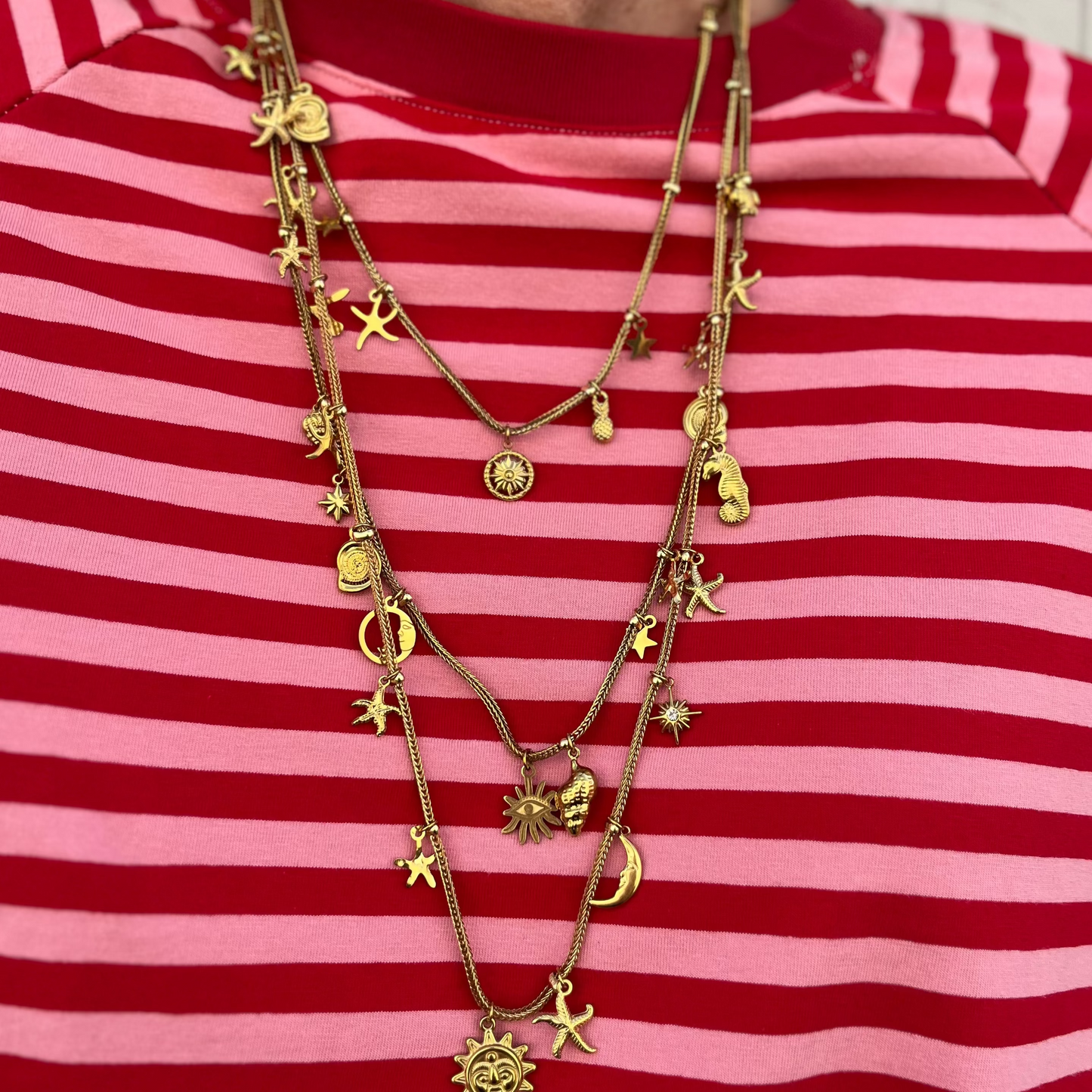Collier multi-rangs CHARMI