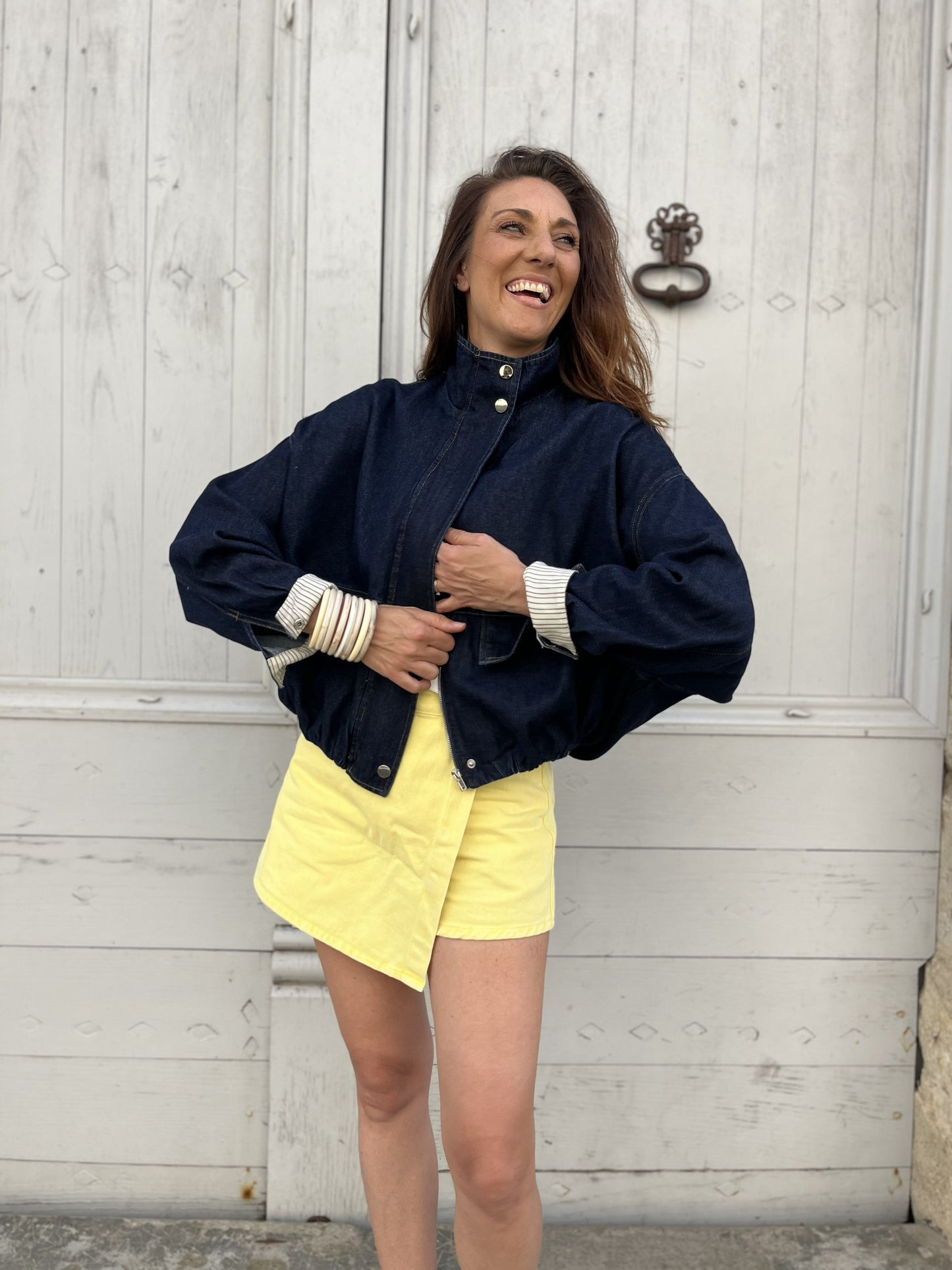 Veste en jean DEL'