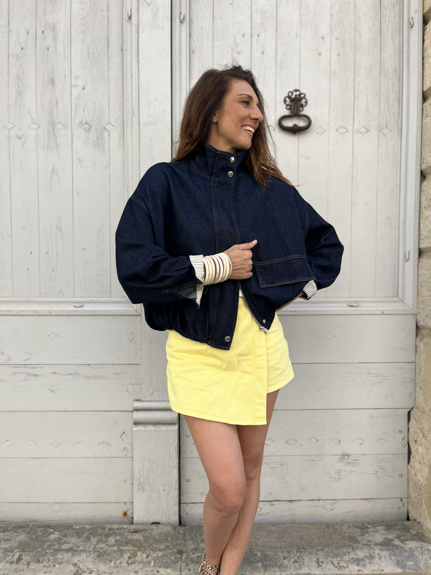 Veste en jean DEL'