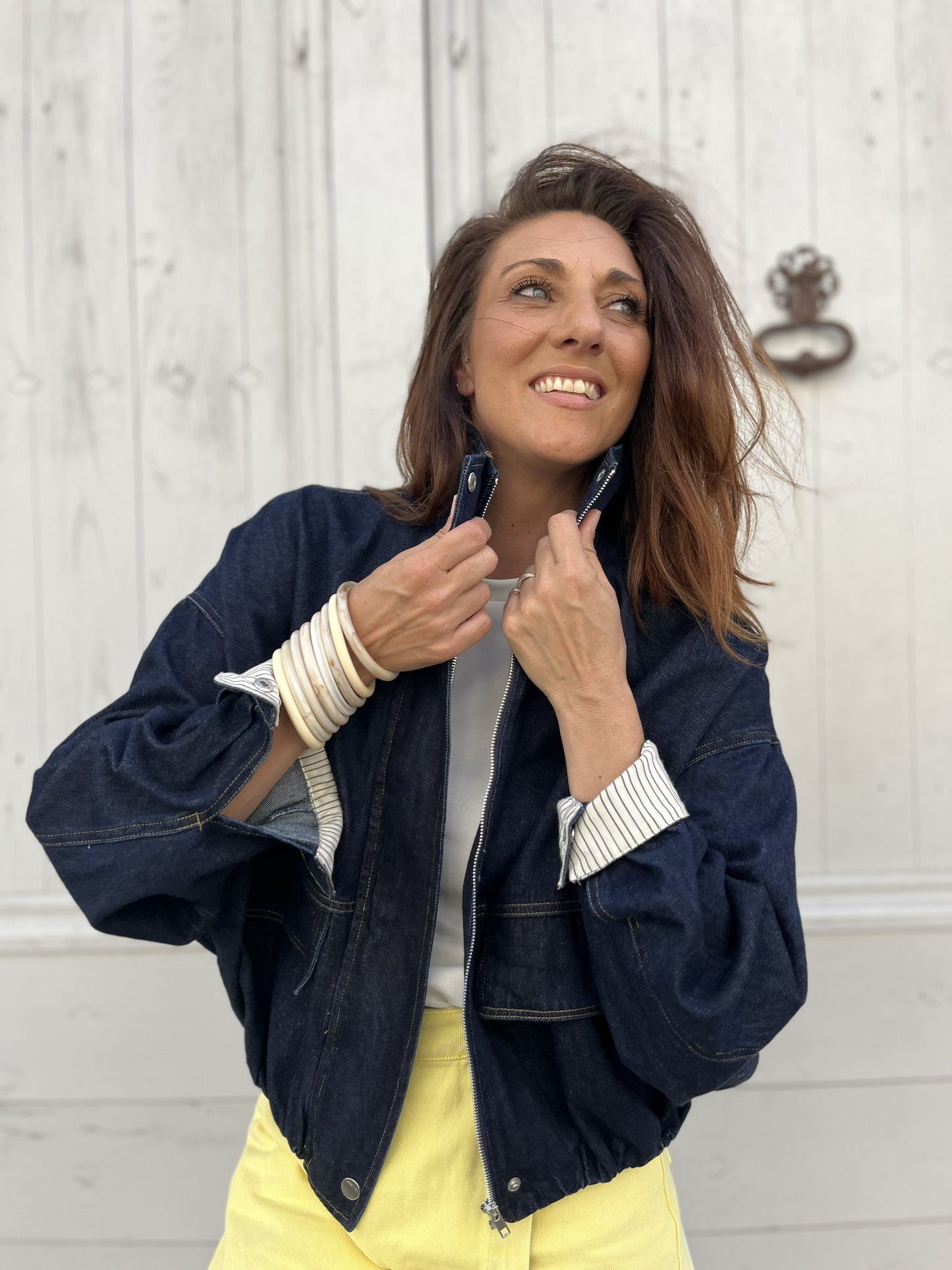 Veste en jean DEL'