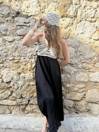 Robe longue NAYARA - Noir