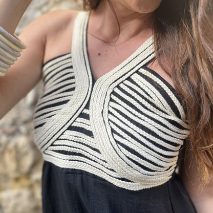 Robe longue NAYARA - Noir