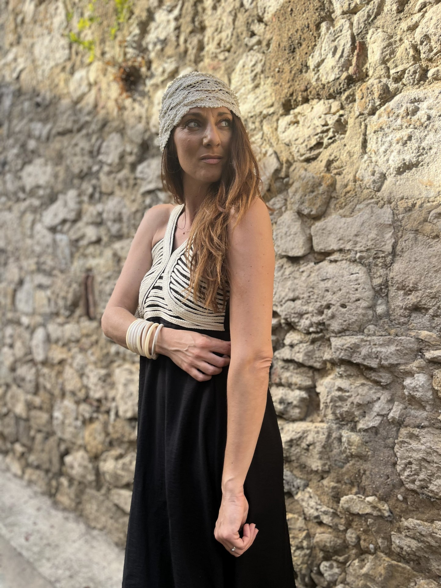 Robe longue NAYARA - Noir