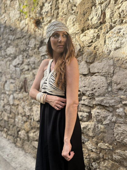 Robe longue NAYARA - Noir