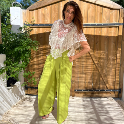 Pantalon NINO vert