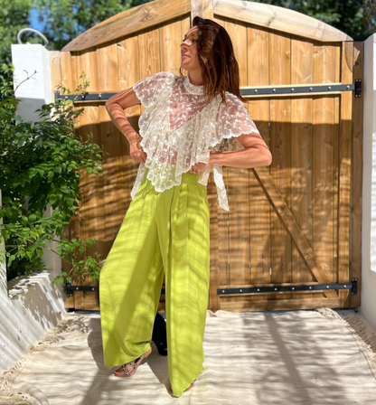 Pantalon NINO vert
