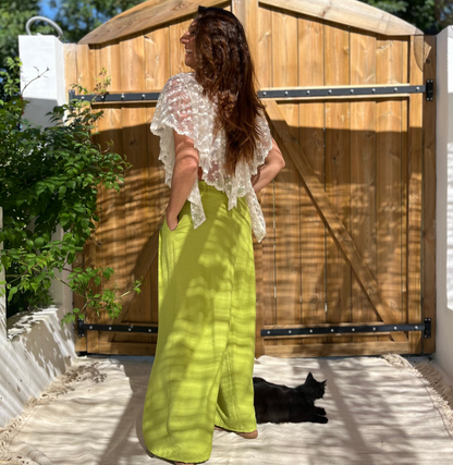 Pantalon NINO vert
