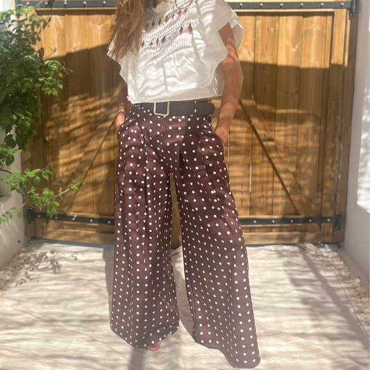 Pantalon ITALIA Chocolat