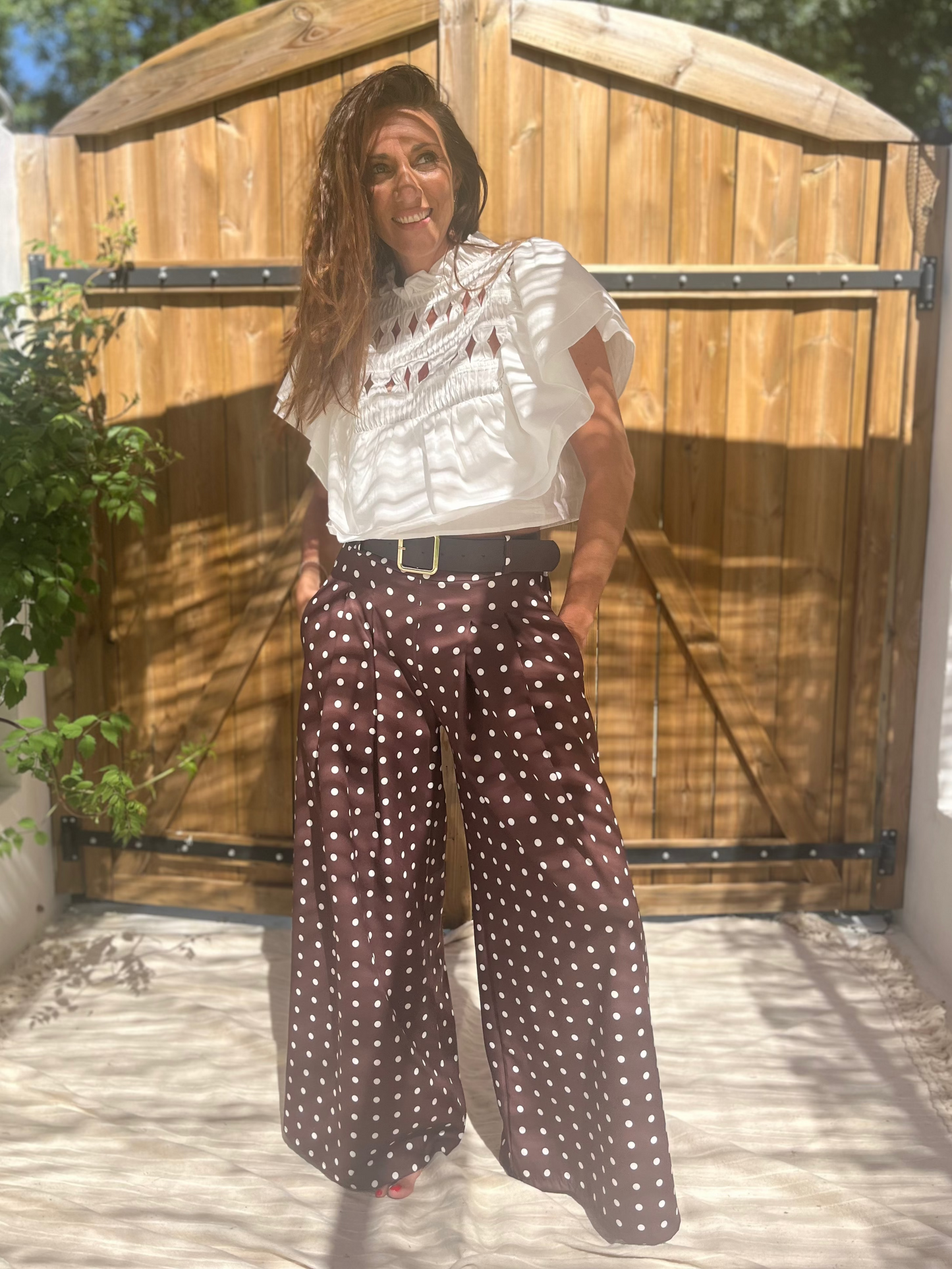 Pantalon ITALIA Chocolat