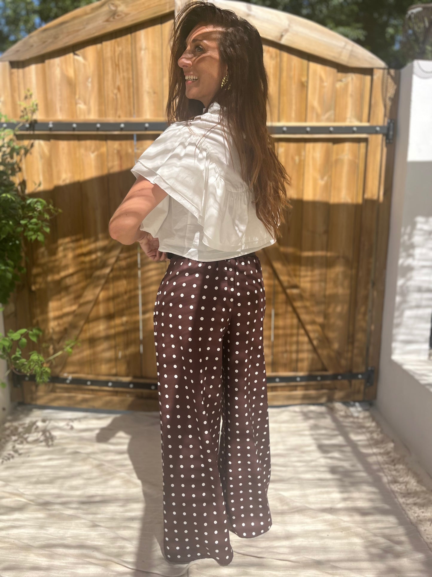 Pantalon ITALIA Chocolat