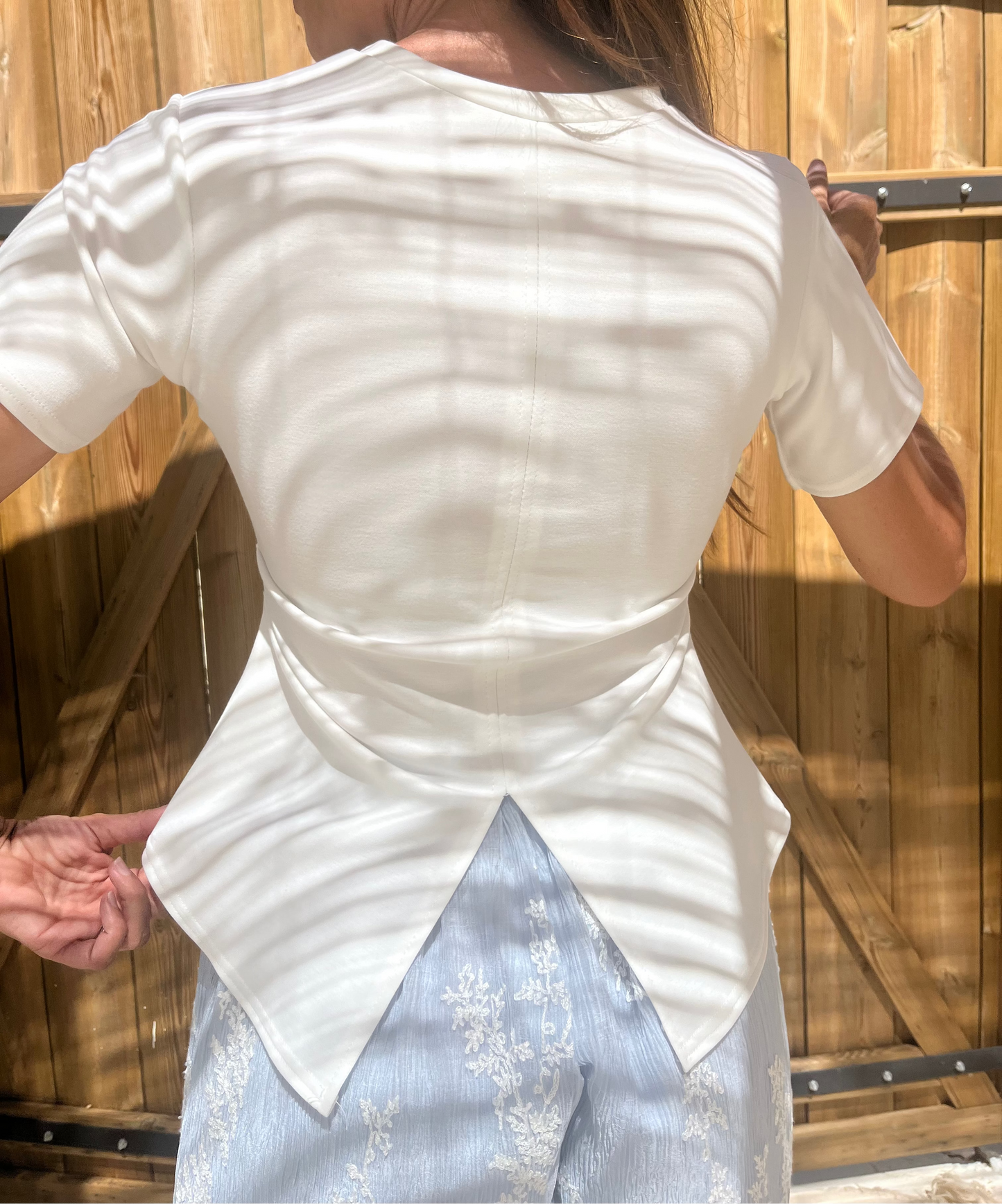 Tee-shirt cintré Blanc