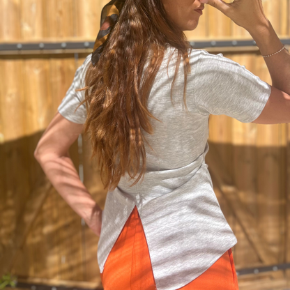Tee-shirt cintré Gris