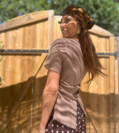 Tee-shirt cintré Taupe