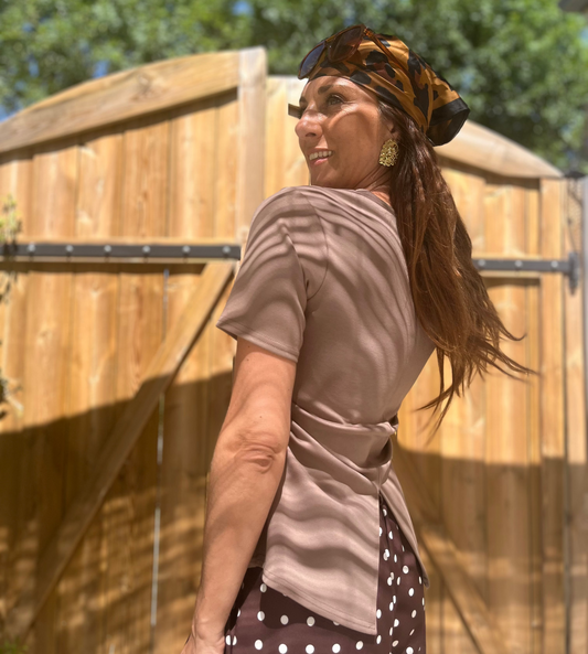 Tee-shirt cintré Taupe