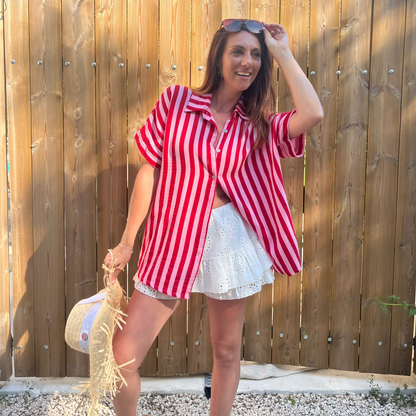 Chemise FRAISE Gaze de coton