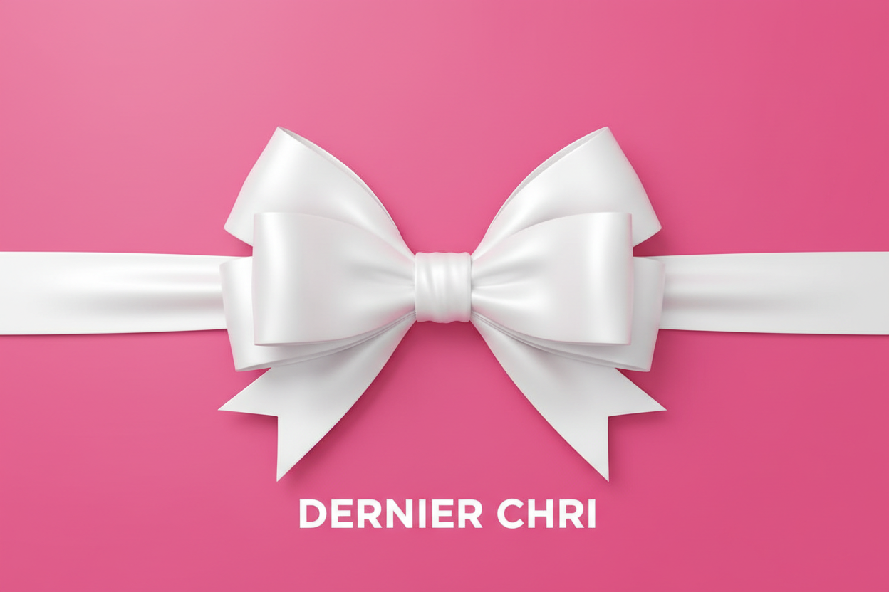 Carte-cadeau Dernier CHRI avec très gros nœud